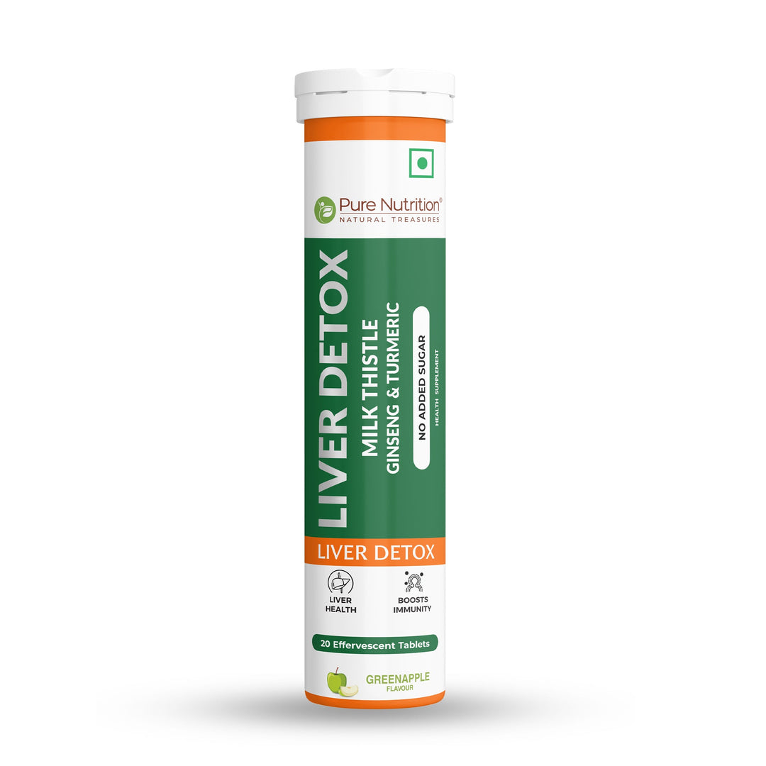 Liver Detox Effervescent Tablets | Supports Liver Health, Detoxification, and Overall Wellness
