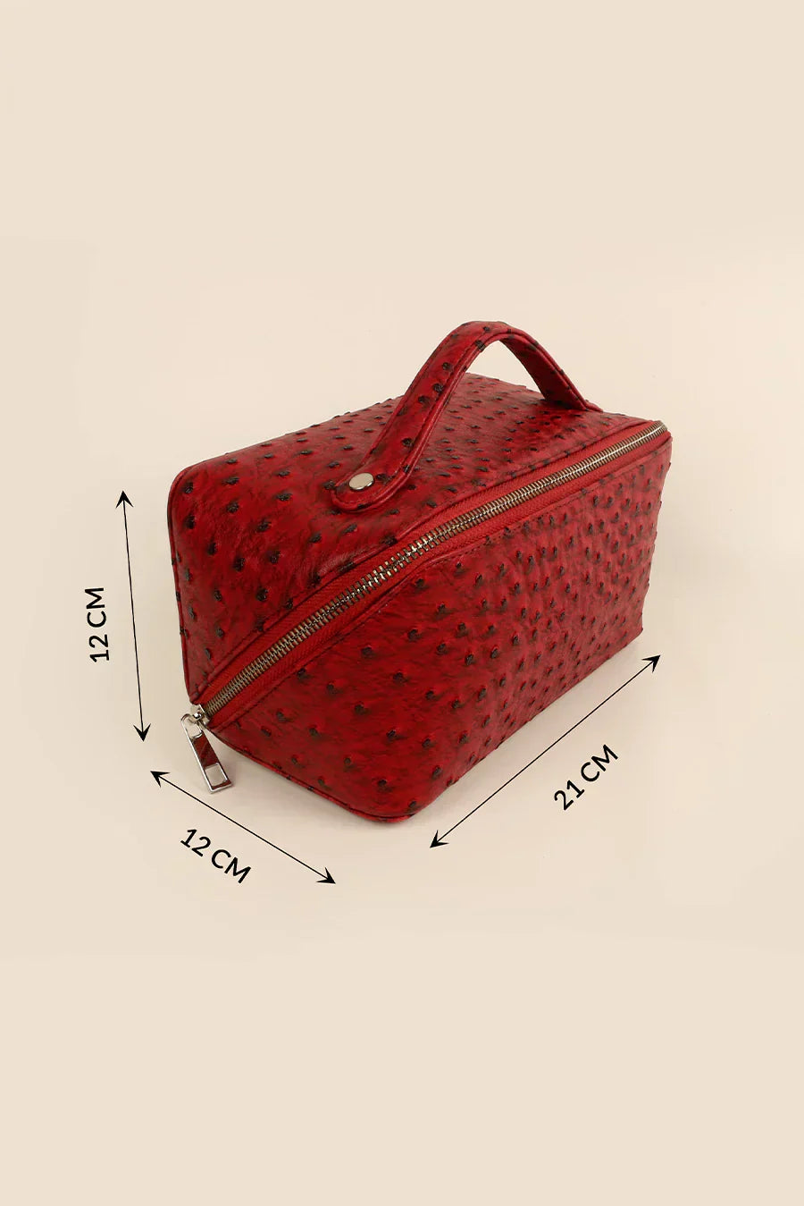 Emi Vegan Leather Toiletry Pouch