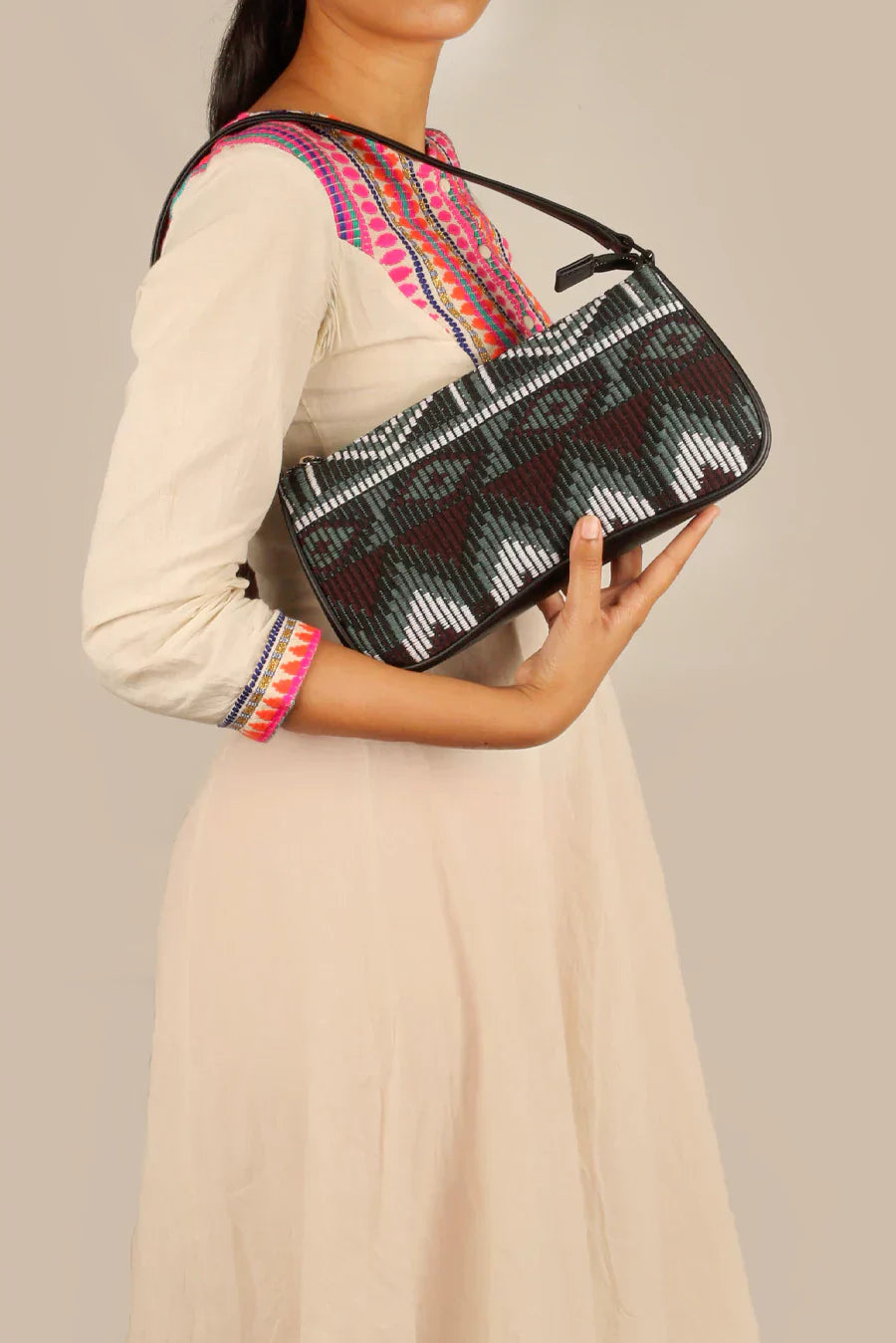 Emily Handloom Shoulder Bag