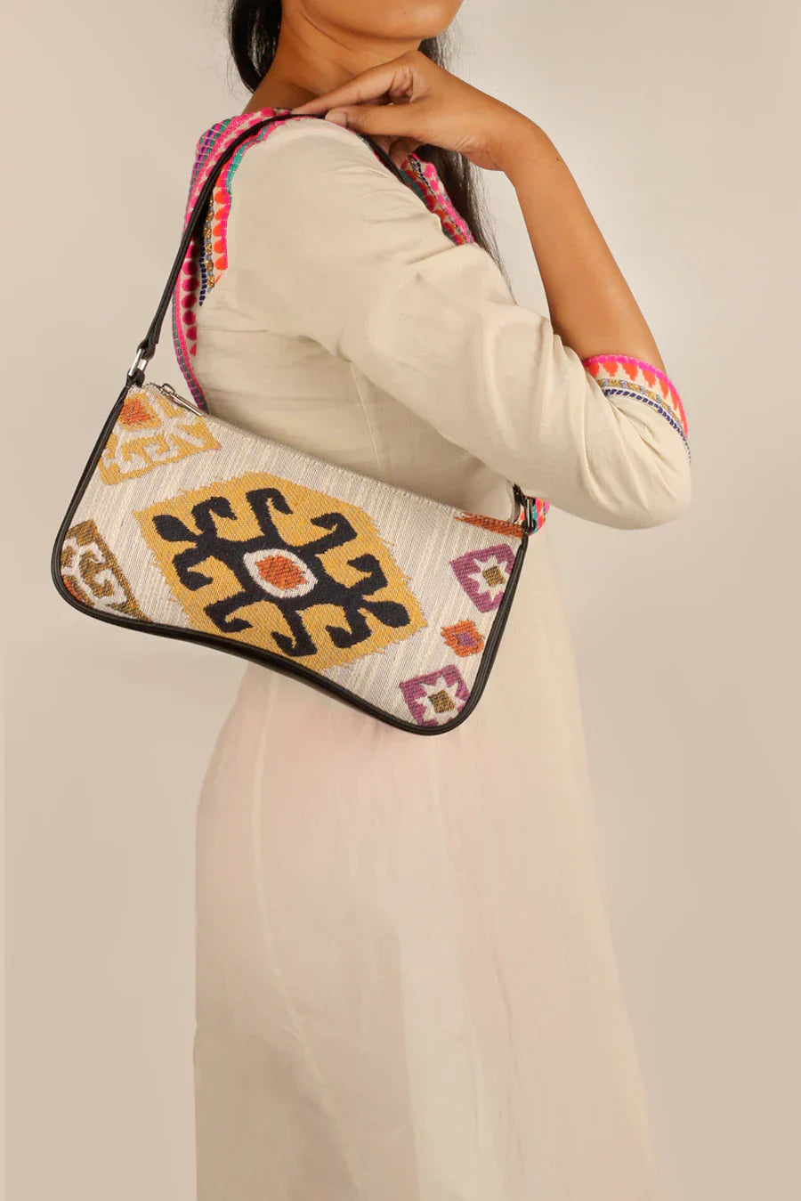 Emily Handloom Shoulder Bag