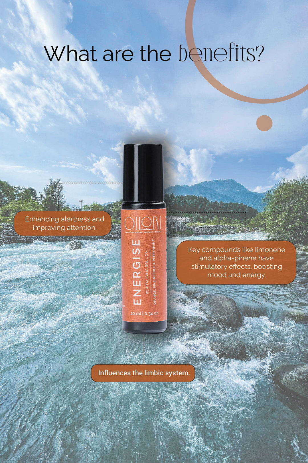 Energise – Revitalising Roll on  - 10 ml