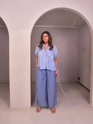 WhySoBlue Esme Top Pants Set