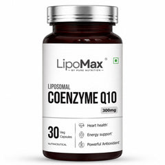 LipoMax Liposomal Coenzyme Q10 300mg 30 Veg Capsules | Antioxidant & Energy Support