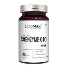LipoMax Liposomal Coenzyme Q10 300mg – 30 Veg Capsules | Antioxidant & Energy Support