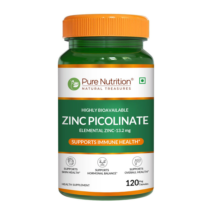 Zinc Picolinate 13.2mg  High Absorption | Immunity & Skin Support