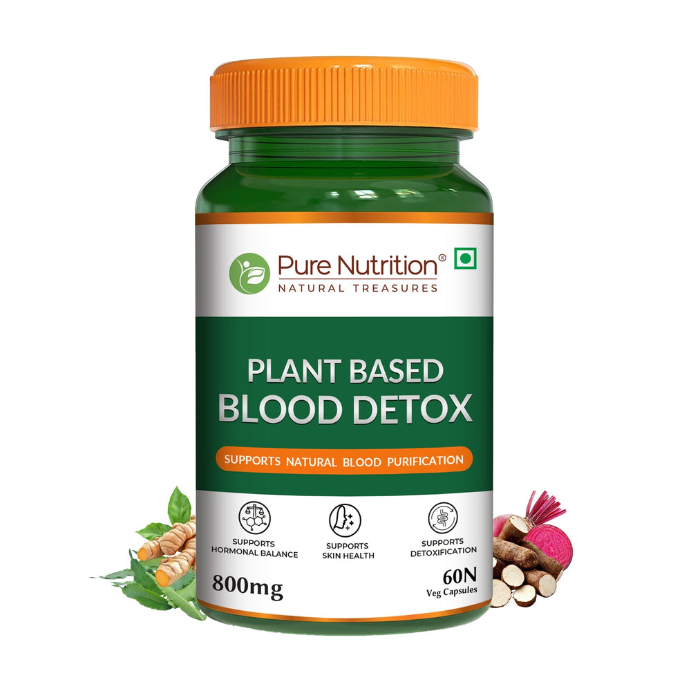 Plant-Based Blood Detox  Neem, Manjistha, Beetroot & Turmeric | 800mg