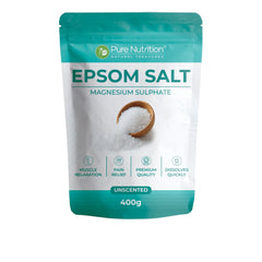 Pure Nutrition Epsom Salt – 100% Magnesium Sulphate, Unscented