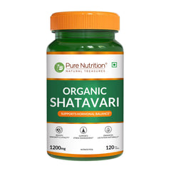 Organic Shatavari - 120 Tablets | Boosts Immunity, Digestion, and Supports Women's Hormonal and Reproductive Health