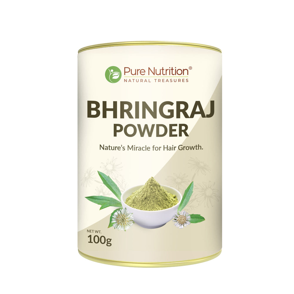 Bhringraj Powder Herbal Hair Care Powder for Growth & Scalp Health