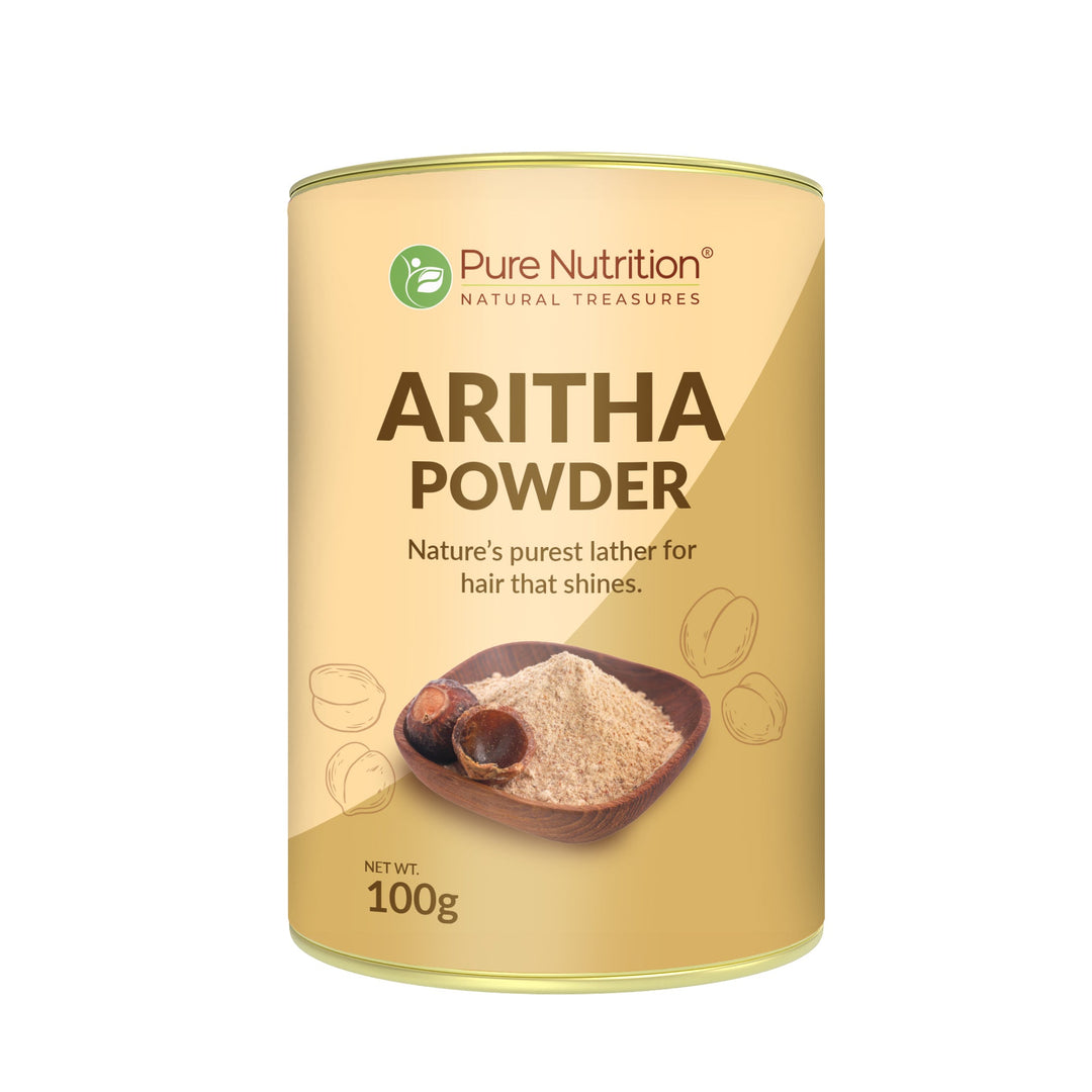 Aritha Powder (Soapnut)  Natural Ayurvedic Hair Wash & Cleanser
