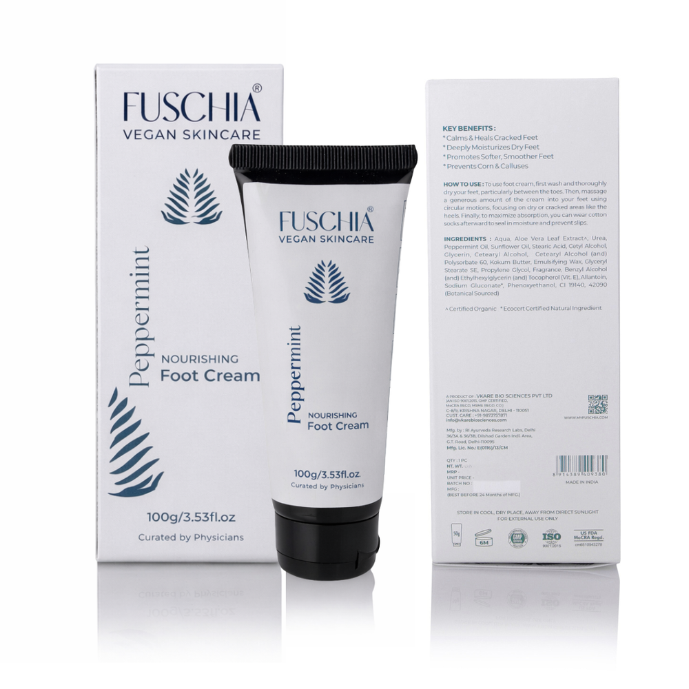 Vegan Peppermint Nourishing Foot Cream 100g