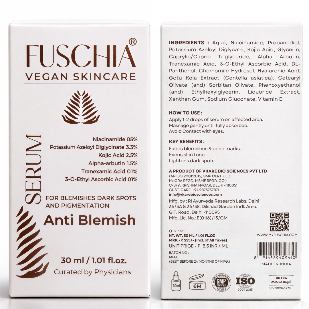 Vegan Anti Blemish Face Serum