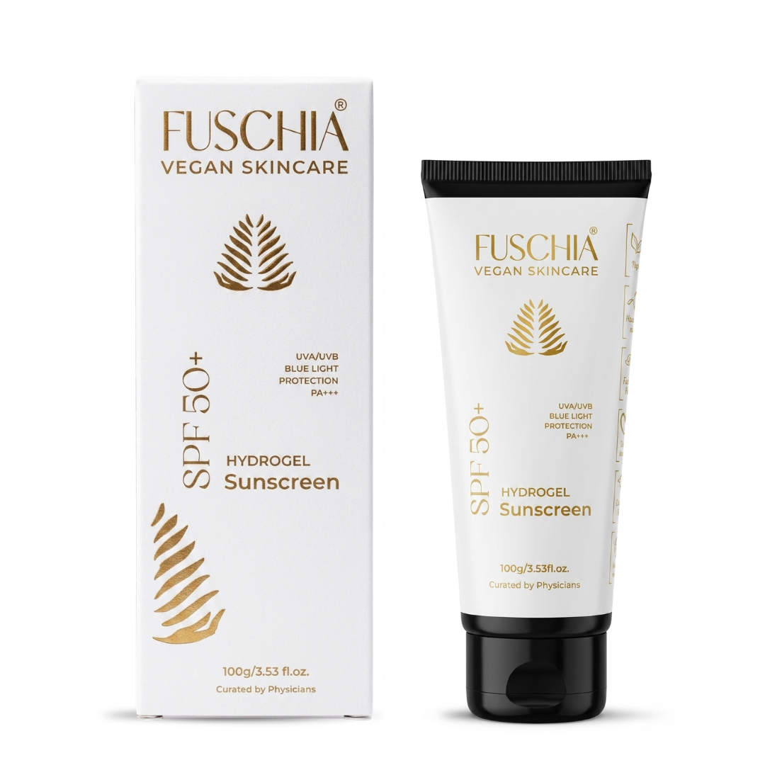 Vegan Hydrogel Sunscreen with SPF 50+ | UVA/UVB Protection | Blue Light Protection | PA+++