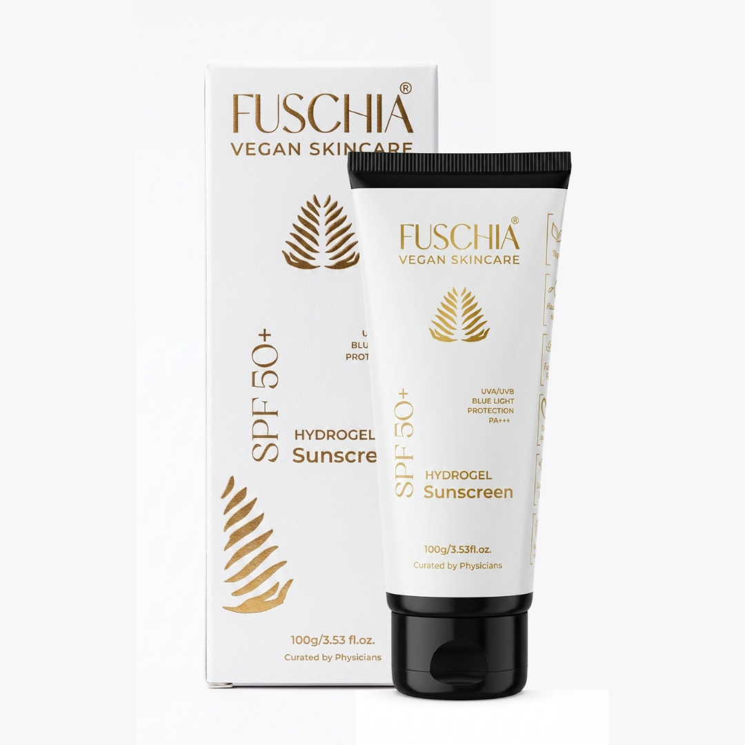 Vegan Hydrogel Sunscreen with SPF 50+ | UVA/UVB Protection | Blue Light Protection | PA+++
