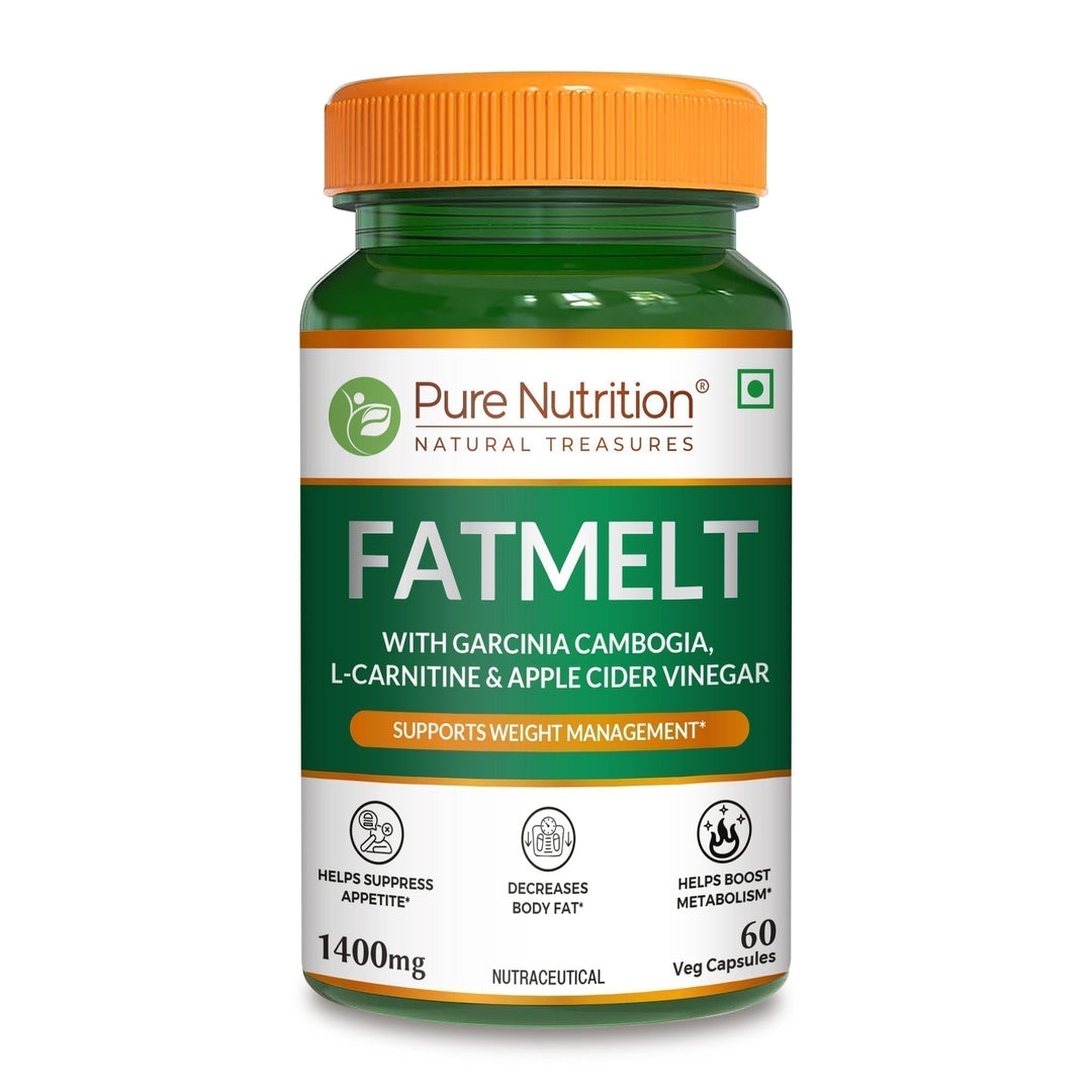 FATMELT with Garcinia Cambogia, L-Carnitine, and Apple Cider Vinegar - 60 Capsules