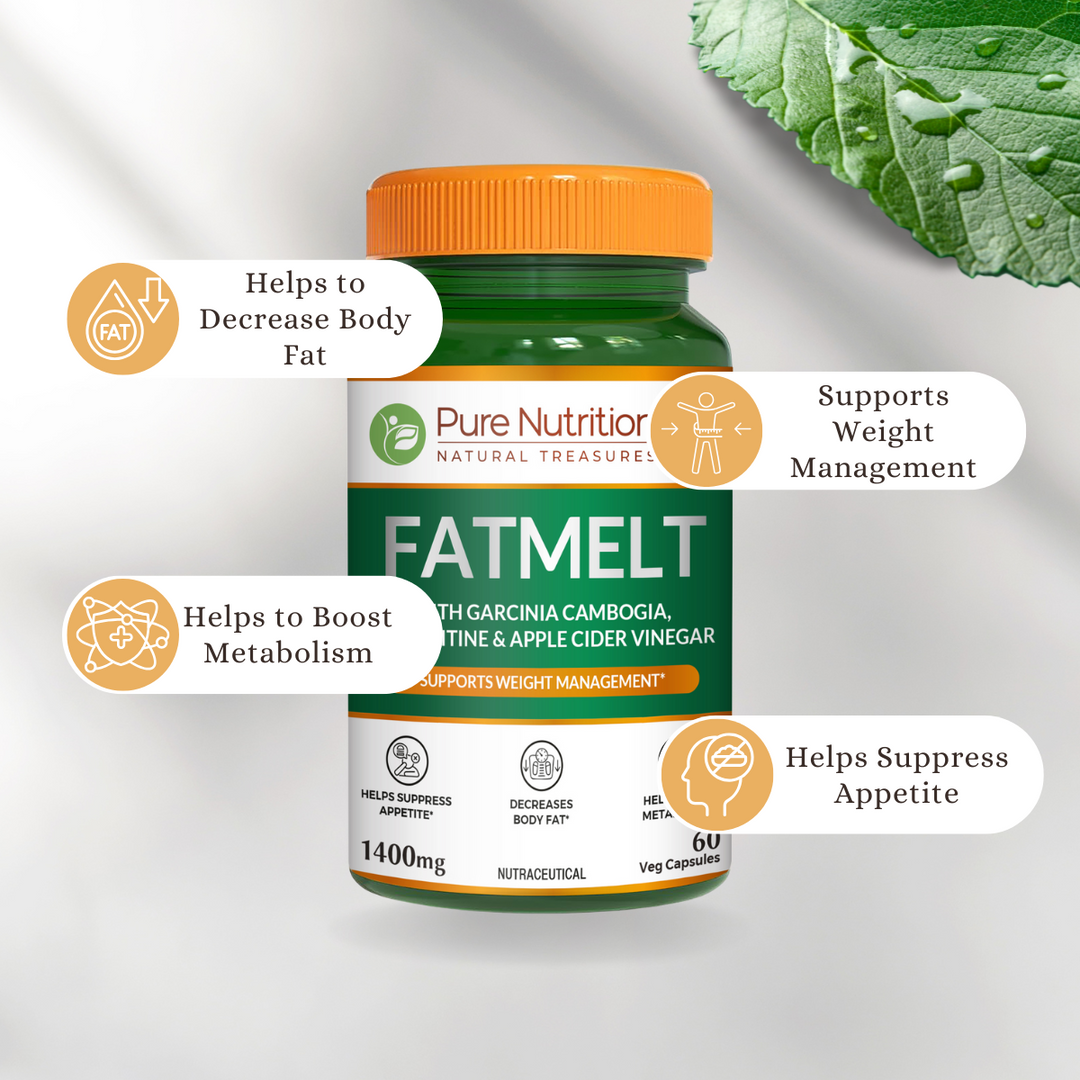 FATMELT with Garcinia Cambogia, L-Carnitine, and Apple Cider Vinegar - 60 Capsules