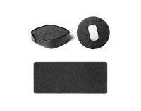 Felt Desk Trio Bundle(Black,Blue)