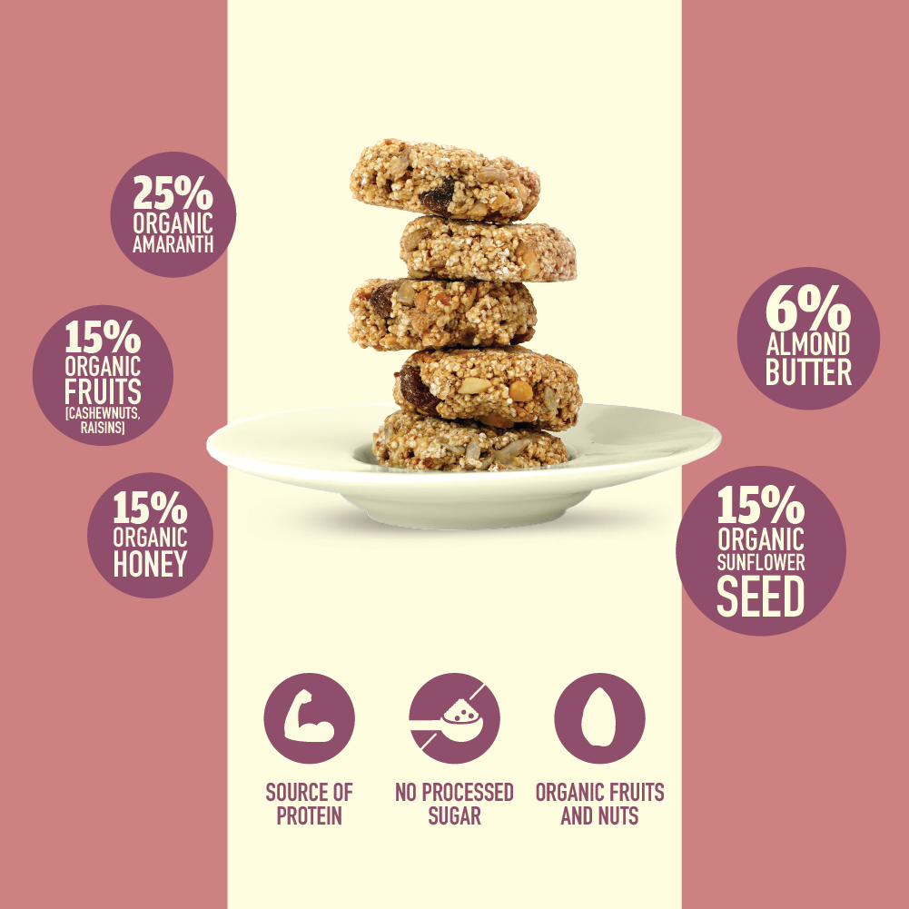 NOURISH ORGANICS Holiday Superfood Cookies Box | Healthy Gifting Pack of 4