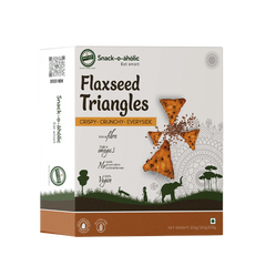Snack-O-Aholic Flaxseed Triangles Pack of 3