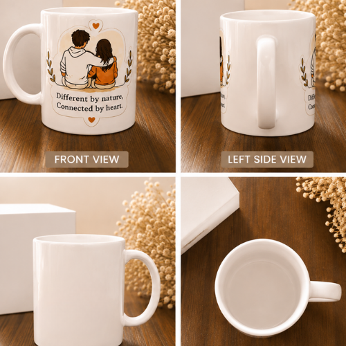 Coeurs Lies – Connected Hearts Ceramic Mug
