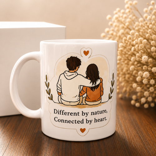 Coeurs Lies – Connected Hearts Ceramic Mug
