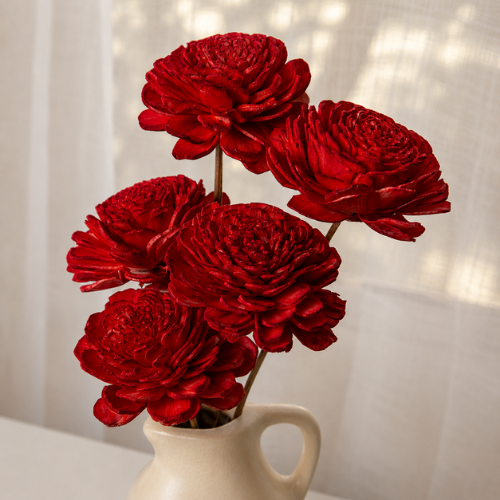Rosette Naturelle – Cabbage Sola Wood Flowers