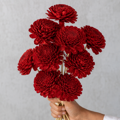Rosette Naturelle – Cabbage Sola Wood Flowers