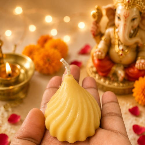 Modak Licht – Set of 4 Festive Modak Candles