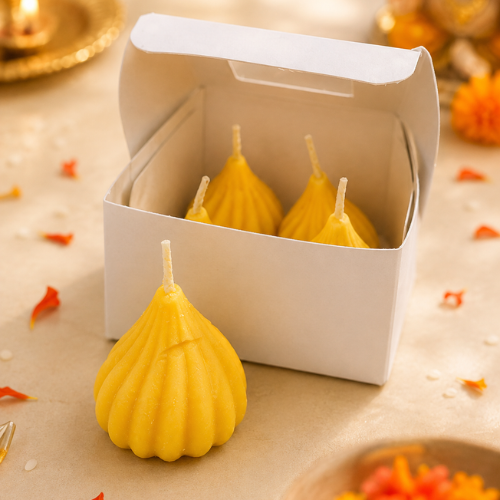Modak Licht – Set of 4 Festive Modak Candles