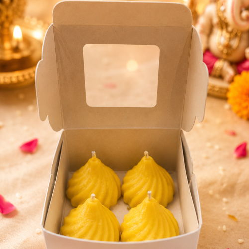 Modak Licht – Set of 4 Festive Modak Candles