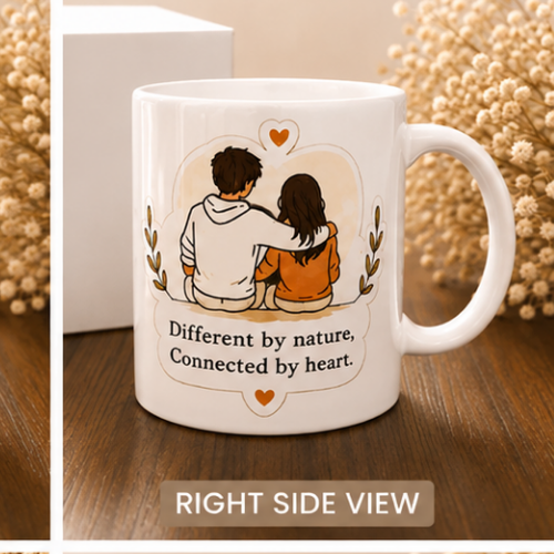 Coeurs Lies – Connected Hearts Ceramic Mug
