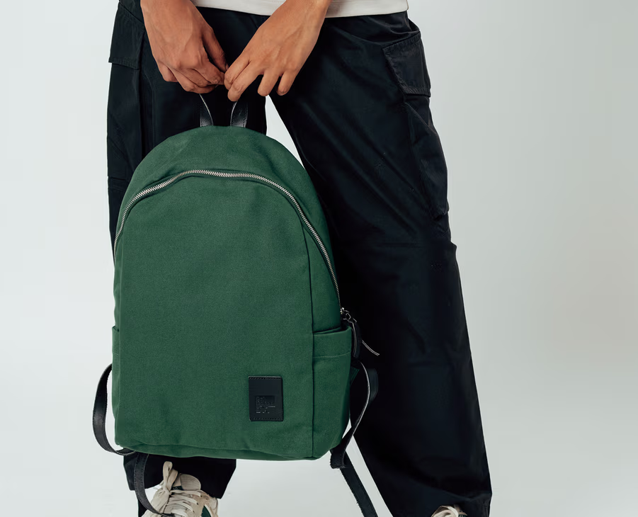 Pedal Daypack(Beige , Clove  ,Forest Green , Green,  Ivory , Mint,  Mustard , Navy, Red)