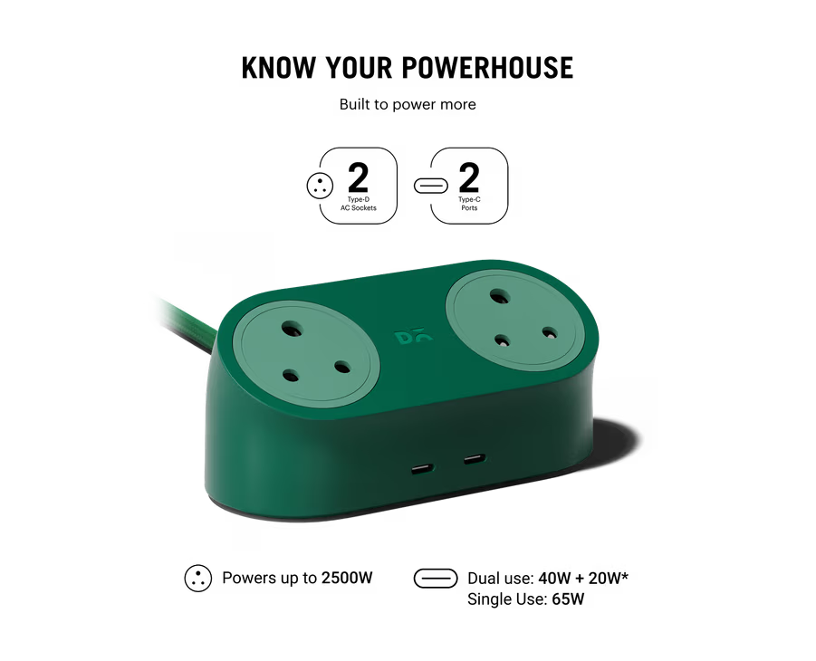 Charging Station 65W(Charcoal,Clay,Forest,Mandarin)