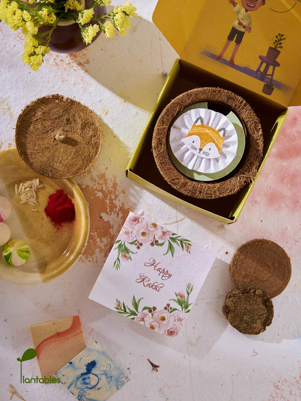 Plantables Fox with a Headband Rakhi Planting Kit