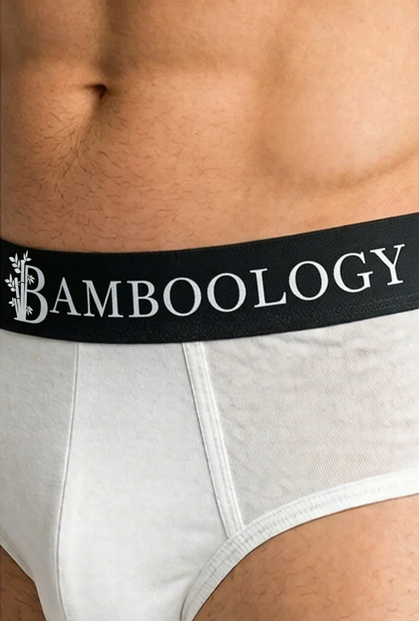 Bamboo Men’s Frenchie Fit Underwear | Black and White | Pack of 2
