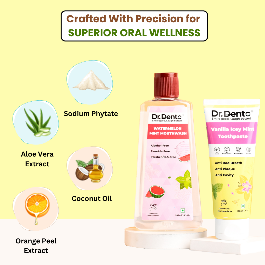 Daily Oral Care Duo - Toothpaste & Mouthwash Combo