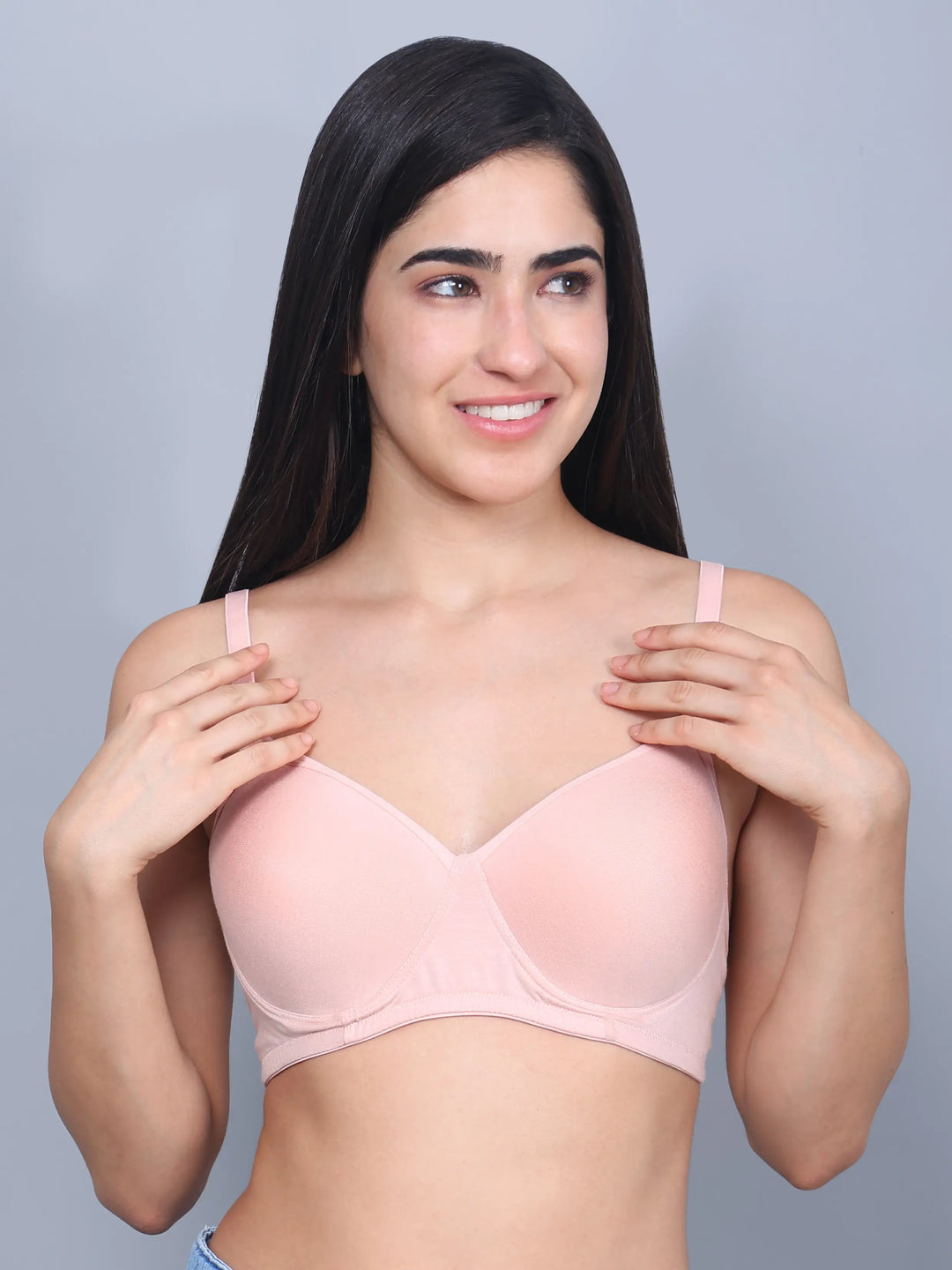 Full Coverage Bamboo Padded T-Shirt Bra – Soft, Supportive, Non-Wired & Eco-Friendly
