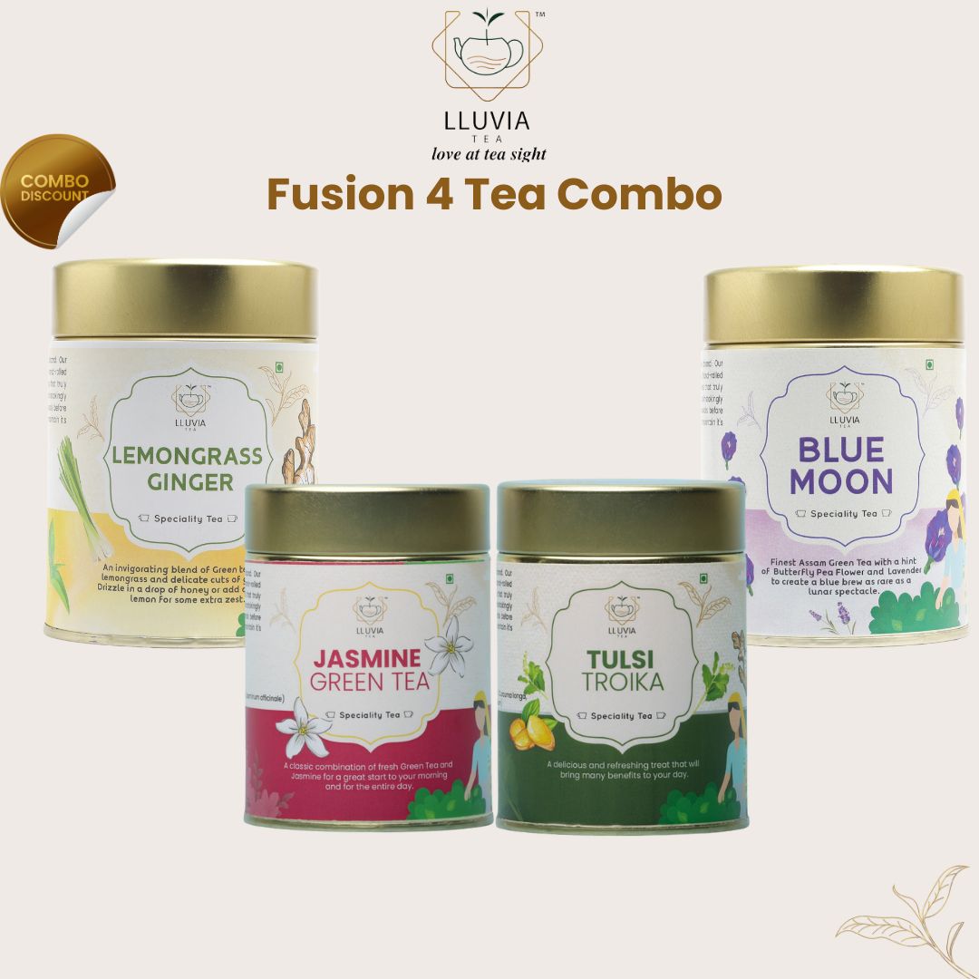 Lluvia Tea Fusion 4 Tea Combo