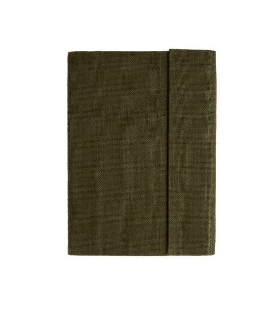 The Label GAIA Hemp A5 Notebook Diary with Magnetic Flap Closure