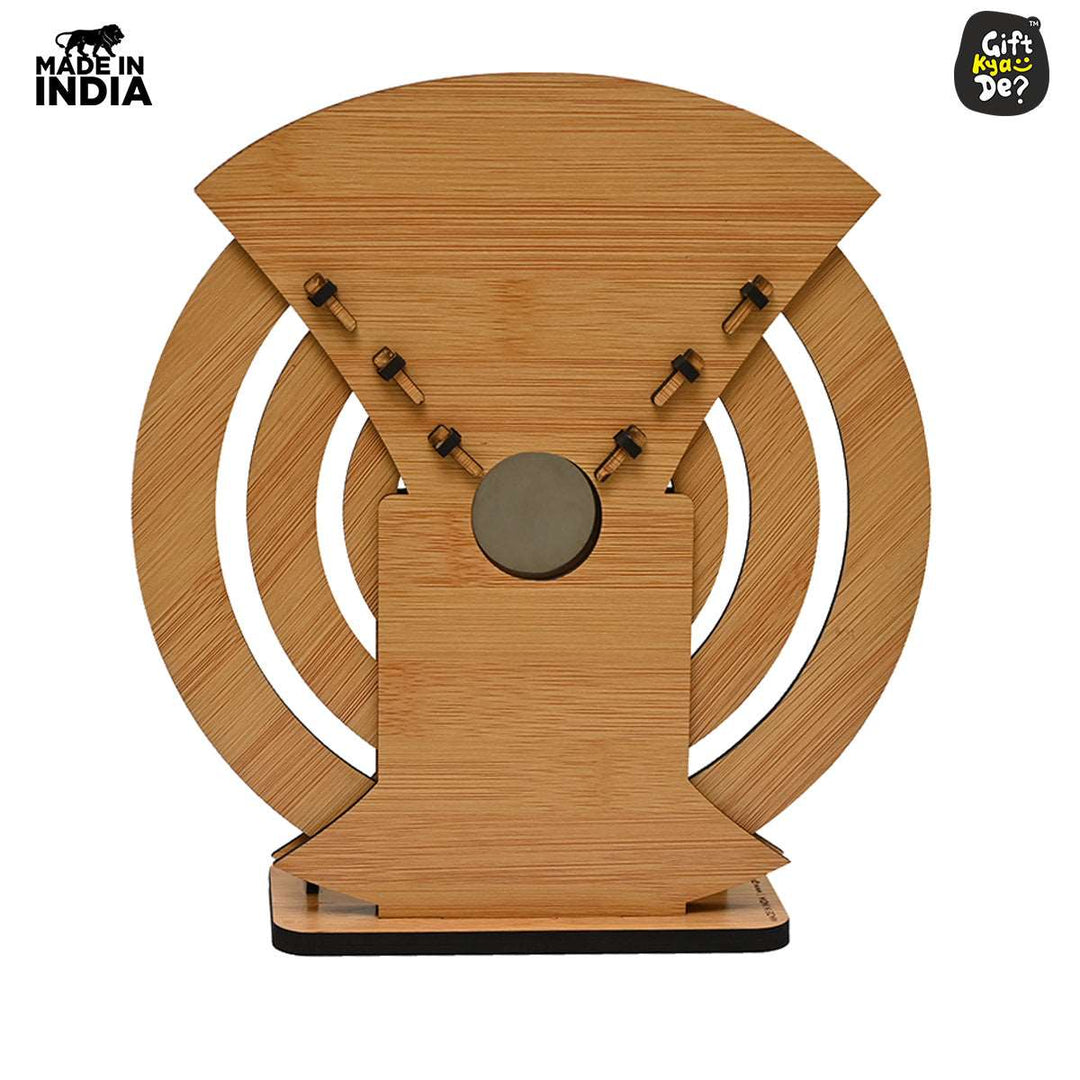 Gift Kya De Infinite Circular Calendar With Pen, Card Holder | Clock And Photo Frame Options Available | Desk Accessories