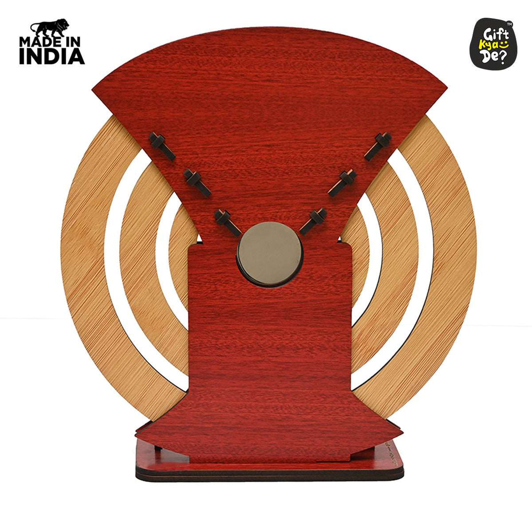 Gift Kya De Infinite Circular Calendar With Pen, Card Holder | Clock And Photo Frame Options Available | Desk Accessories