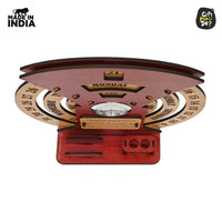 Gift Kya De Infinite Circular Calendar With Pen, Card Holder | Clock And Photo Frame Options Available | Desk Accessories