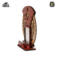 Gift Kya De Infinite Circular Calendar With Pen, Card Holder | Clock And Photo Frame Options Available | Desk Accessories