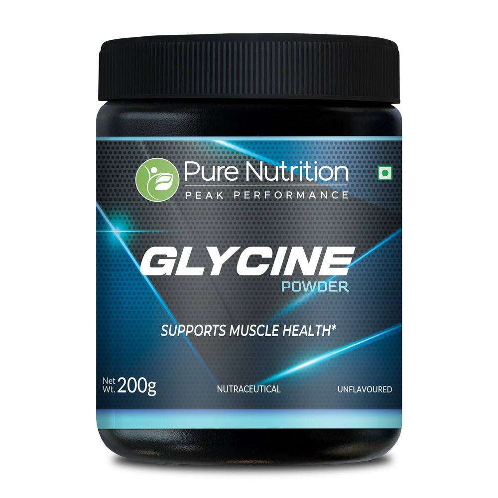 Glycine Powder 200g | Amino Acid for Sleep, Muscle & Collagen Support