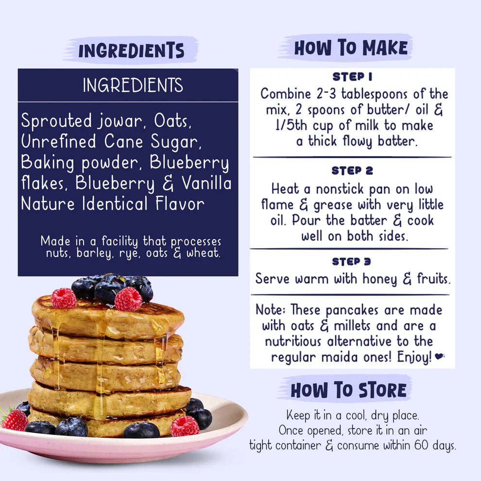 Gladful Pancake Bliss Combo - 4 Packs | 600gms