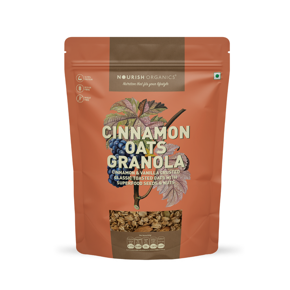 NOURISH ORGANICS Cinnamon Oats Granola