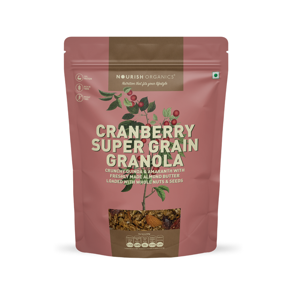 NOURISH ORGANICS Cranberry Supergrain Granola