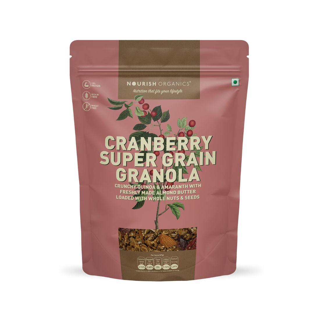 NOURISH ORGANICS Cranberry Supergrain Granola