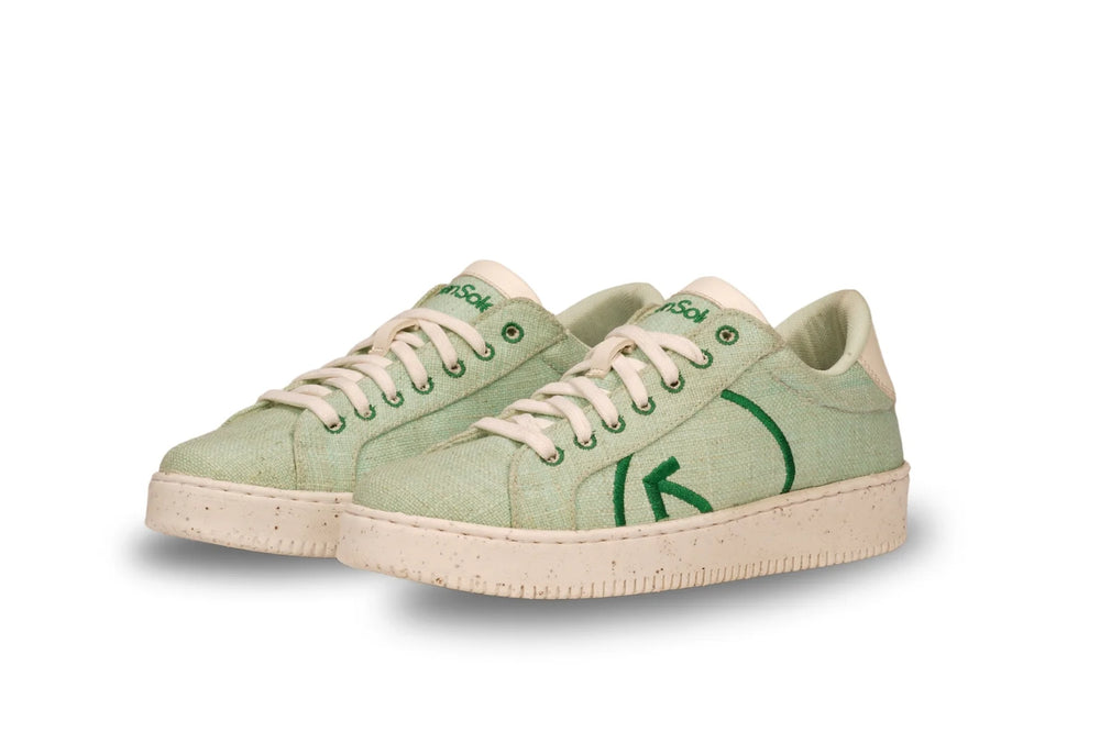 Greensole aquamarine womens sneaker lace up
