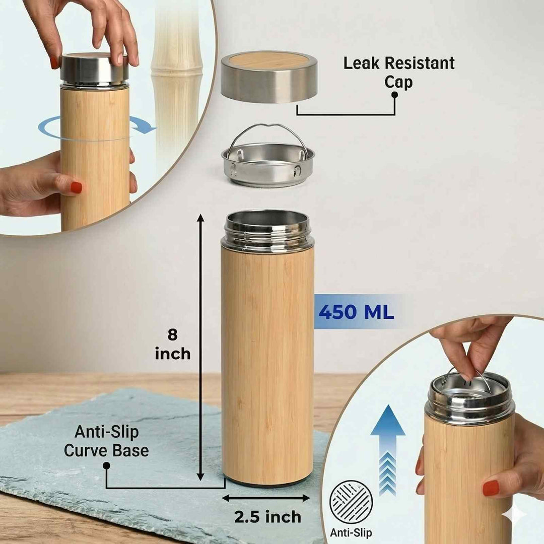 The Label Gaia Gift Set: Elastic loop Diary, Pen & Bottle | Hemp